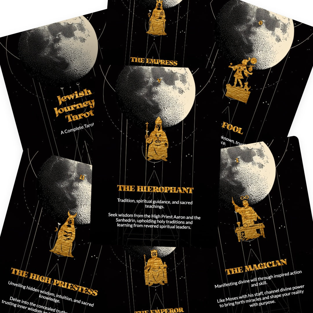 Jewish Journeys Tarot - 78 Cards - Jewish Heritage through the Major and Minor Arcana