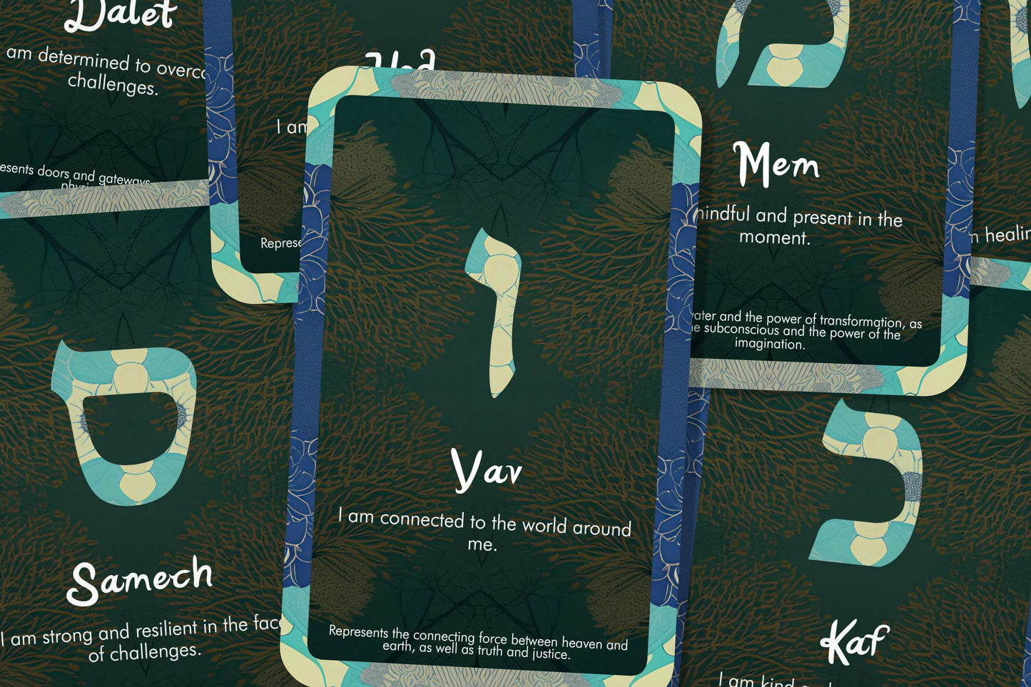 The Affirmation Alphabet - Hebrew Letters of Wisdom