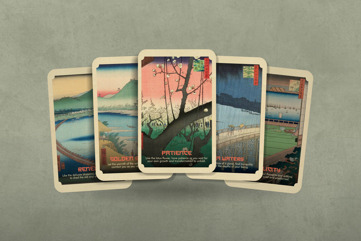 Moments of Zen - An Oracle Deck by Andō Hiroshige