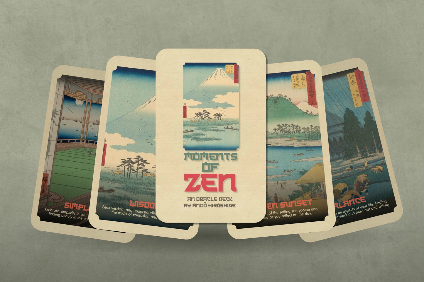 Moments of Zen - An Oracle Deck by Andō Hiroshige