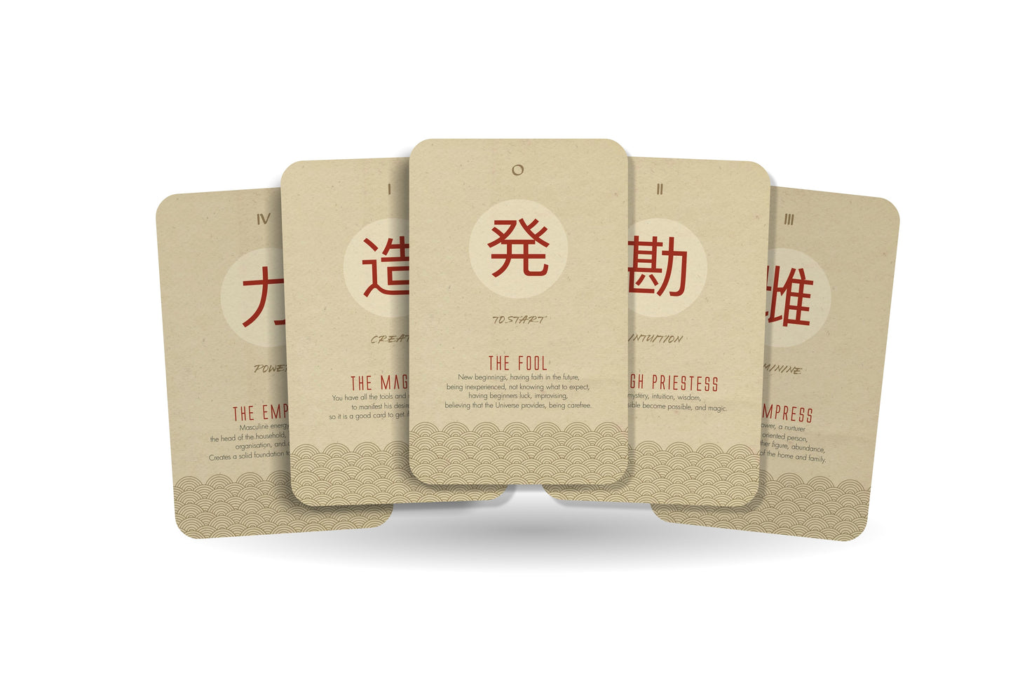 Nagai Tarot - Kanji Tarot - Major Arcana - Kanji oracle