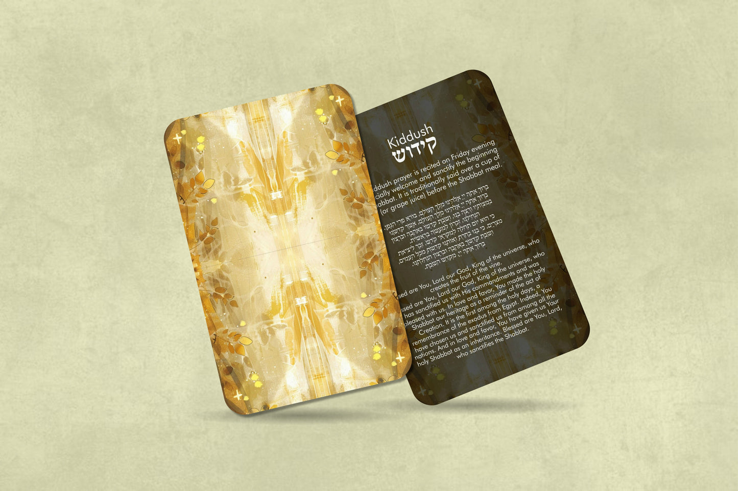 Shabbat Oracle Cards – Day of Rest and Spiritual Enrichment - Oracle - Divination tools - Kabbalah Letters