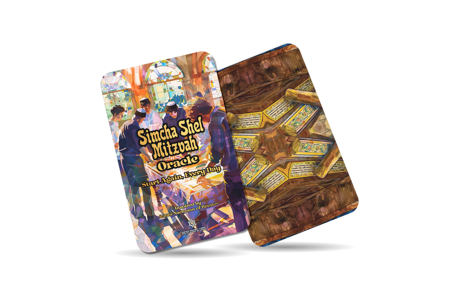 Simcha Shel Mitzvah Oracle – Joy of the Commandments – 22 Oracle Cards – Serve With Happiness