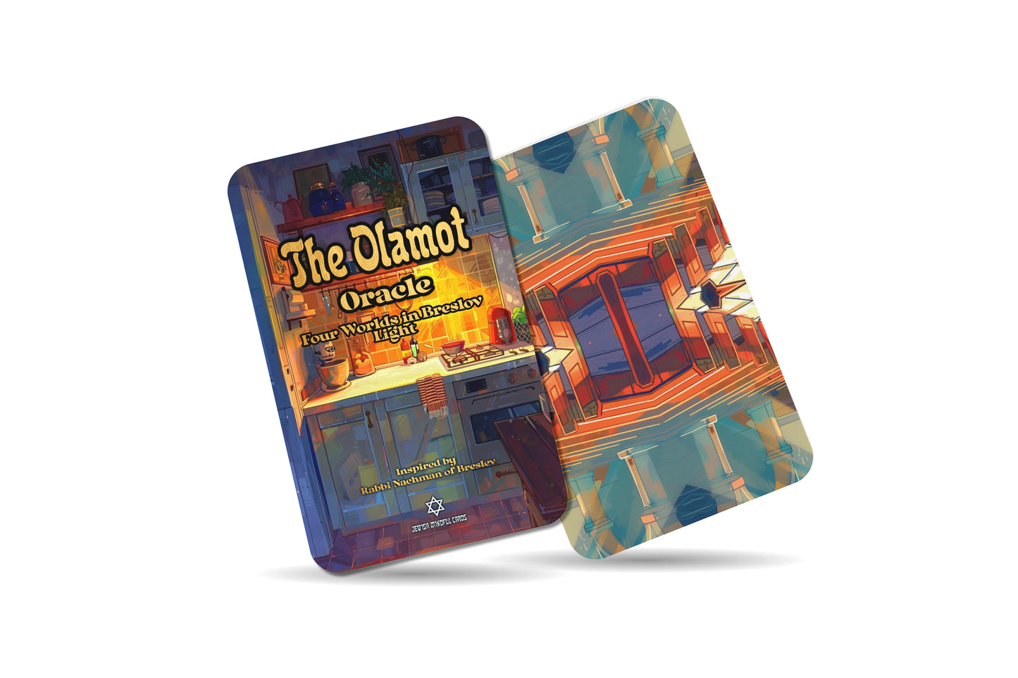 The Olamot Deck – Four Worlds in Breslov Light – 22 Oracle Cards – Ascent Through Creation