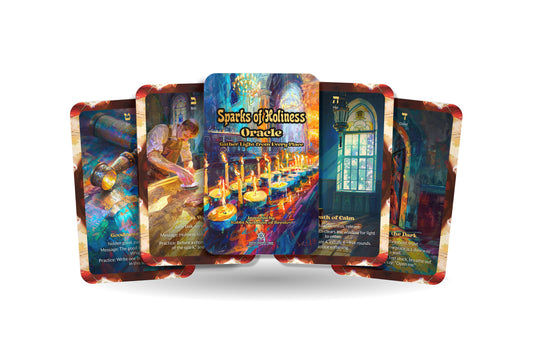Sparks of Holiness Oracle – Gather Light from Every Place – 22 Oracle Cards – Elevate the Everyday