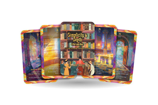 Simplicity & Depth Oracle – Living Simply, Seeing Deeply – 22 Oracle Cards – Depth Through Clarity