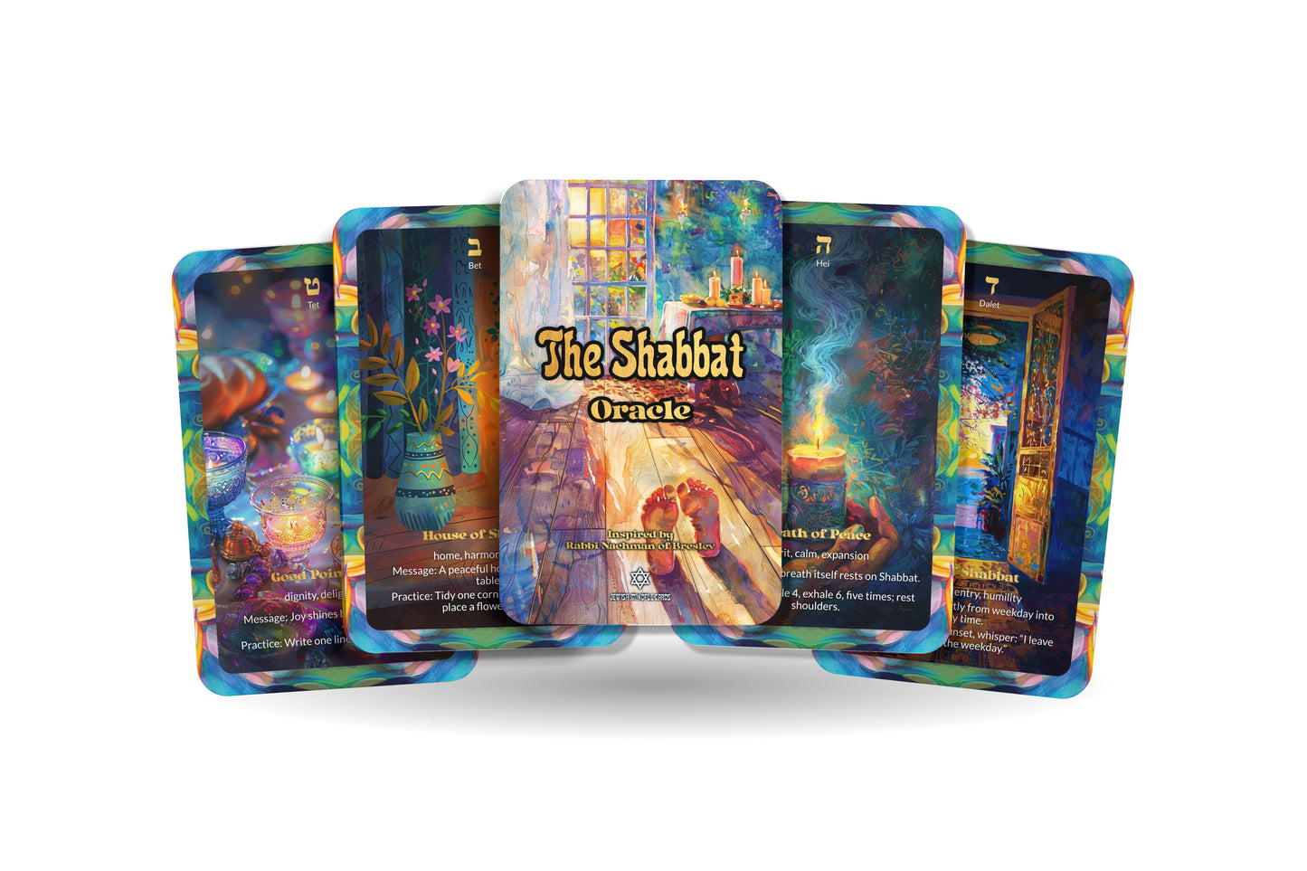 The Shabbat Oracle – 22 Oracle Cards – A Sanctuary in Time