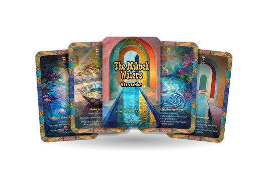 The Mikveh Waters Oracle – 22 Oracle Cards – Immerse in Living Purity