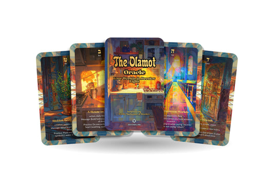 The Olamot Deck – Four Worlds in Breslov Light – 22 Oracle Cards – Ascent Through Creation