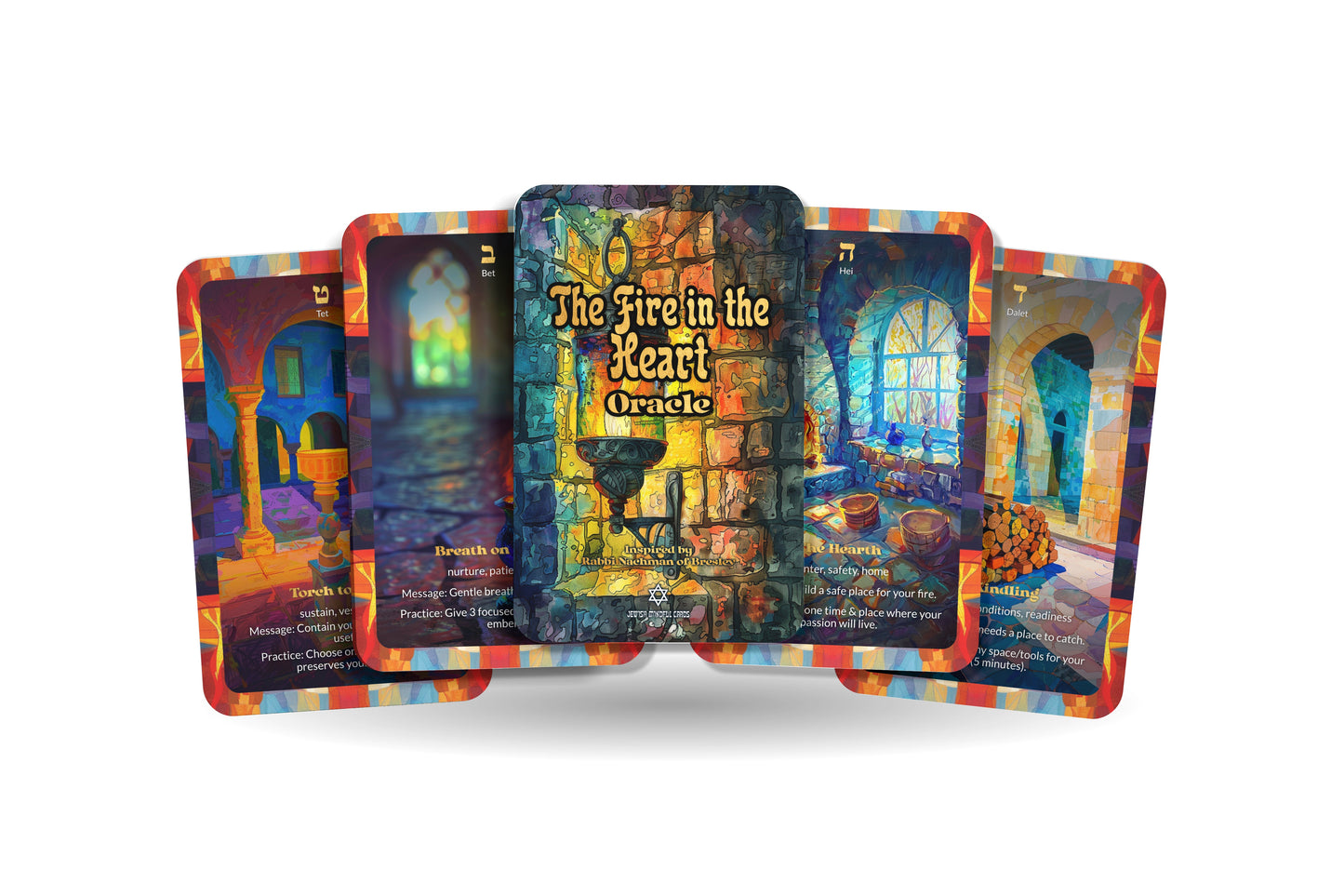The Fire in the Heart Oracle – 22 Oracle Cards – Ignite Your Inner Flame