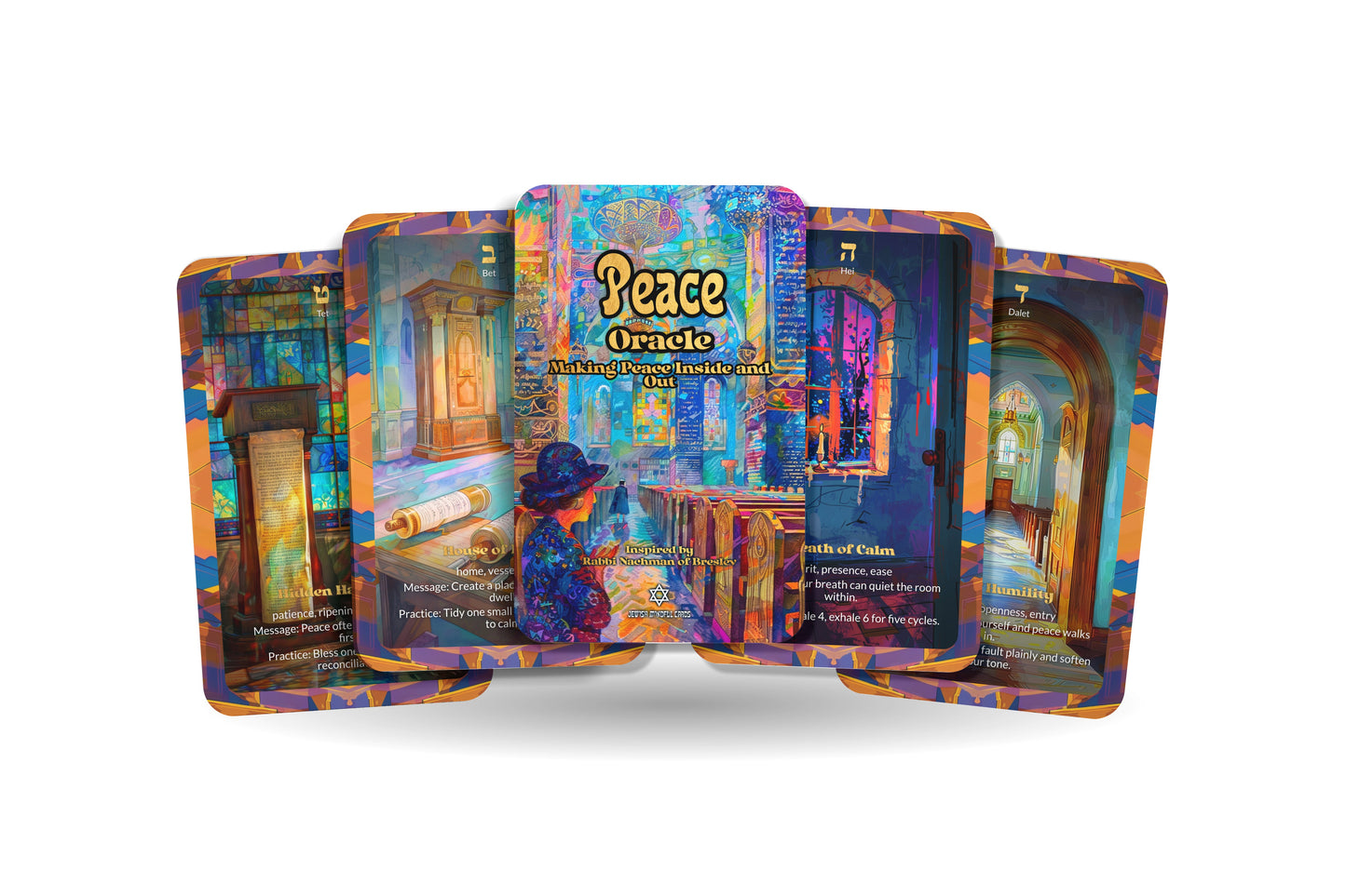 Peace Oracle – Making Peace Inside and Out – 22 Oracle Cards – Harmony in All Realms
