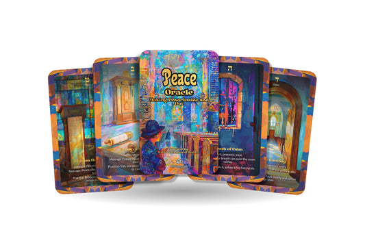 Peace Oracle – Making Peace Inside and Out – 22 Oracle Cards – Harmony in All Realms