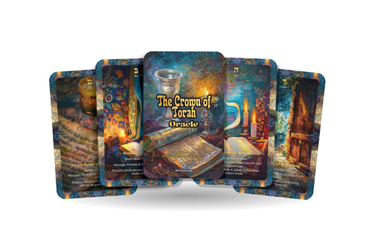 The Crown of Torah Deck – 22 Oracle Cards – Wear the Light of Wisdom