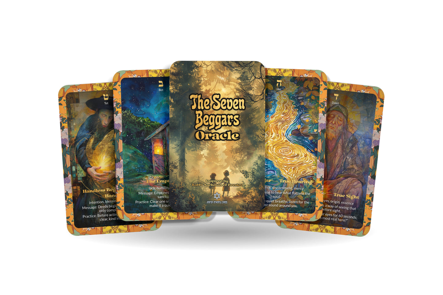 The Seven Beggars Oracle – 22 Oracle Cards – Gifts of the Seven Saints
