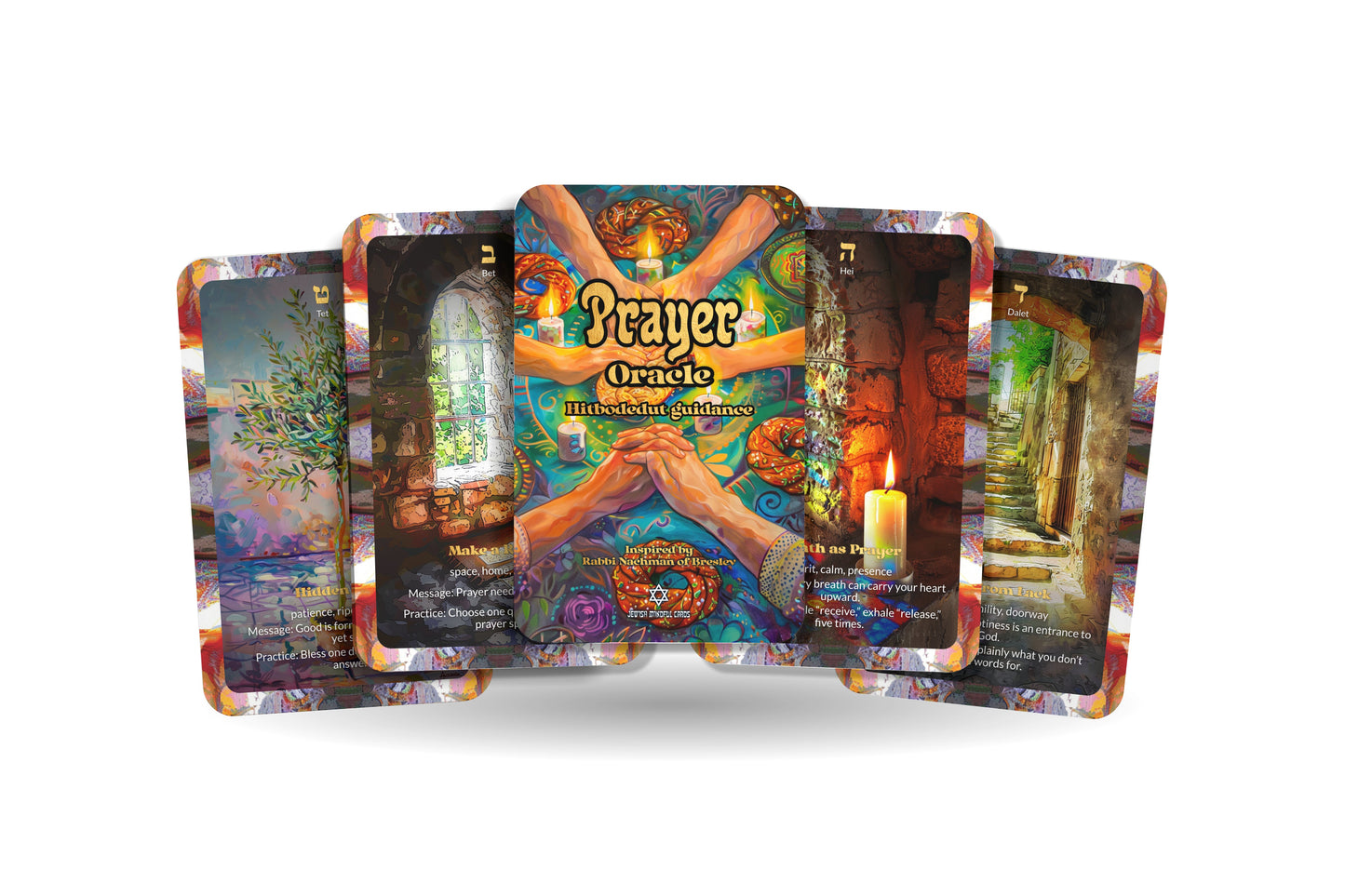 Prayer Oracle – Hitbodedut Guidance – 22 Oracle Cards – Speak to God From the Heart