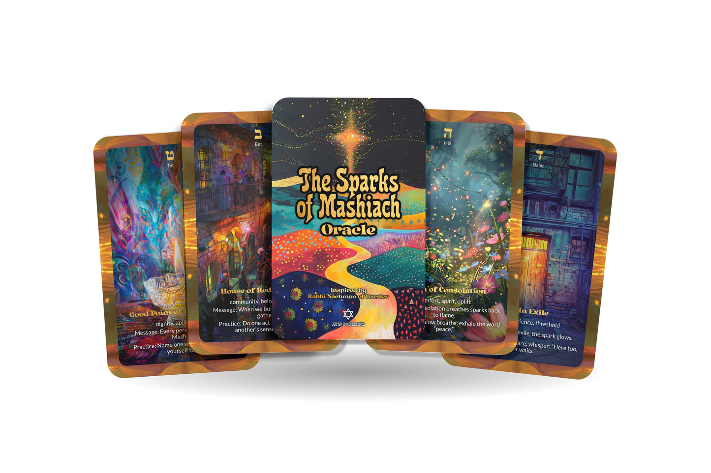 The Sparks of Mashiach Oracle – 22 Oracle Cards – Gather the Final Sparks