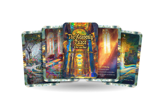 The Heavenly Palace Deck – Enter the Halls of Glory – 22 Oracle Cards – Explore the Upper Worlds