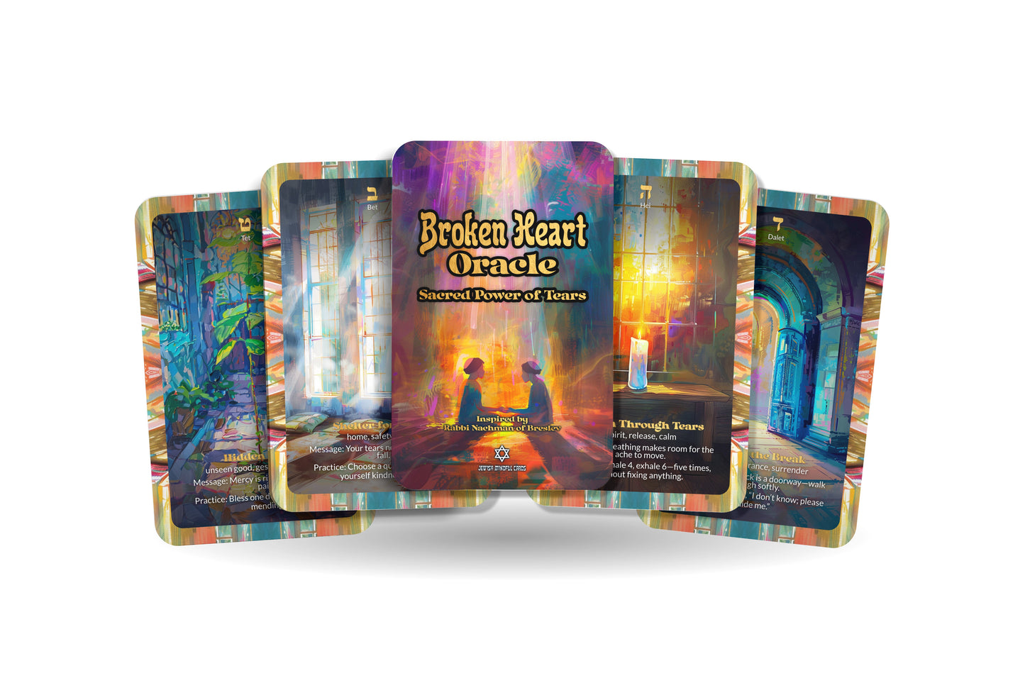 Broken Heart Oracle – Sacred Power of Tears – 22 Oracle Cards – Healing Through Vulnerability