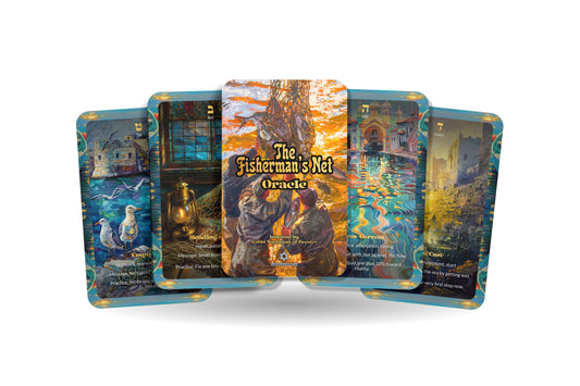 The Fisherman’s Net Oracle – 22 Oracle Cards – Draw Blessings From the Depths