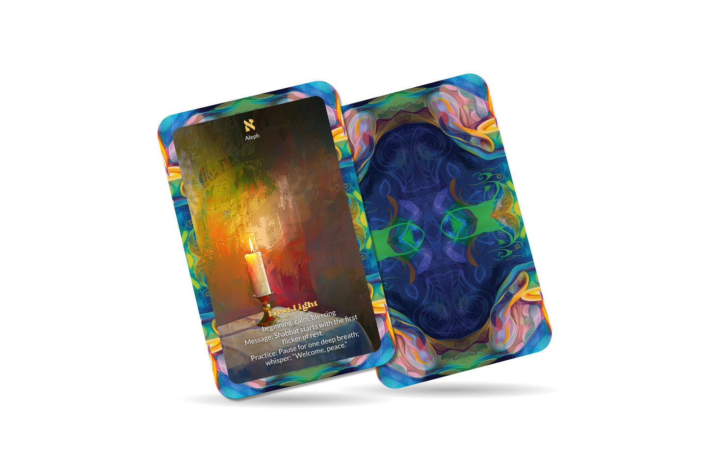 The Shabbat Oracle – 22 Oracle Cards – A Sanctuary in Time