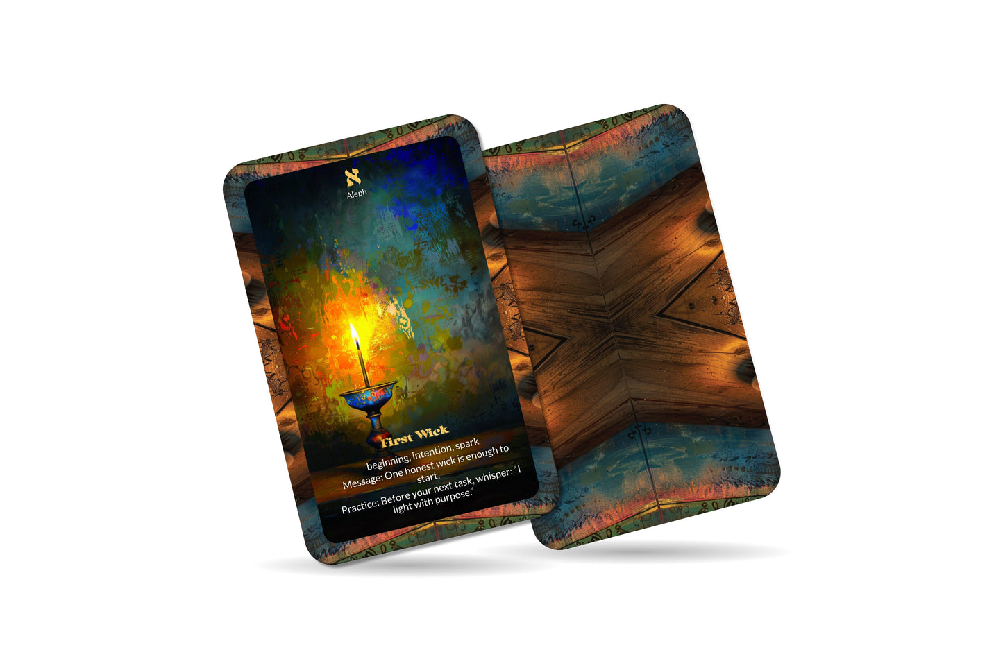 The Light of Chanukah Oracle – 22 Oracle Cards – Eight Flames of Hope
