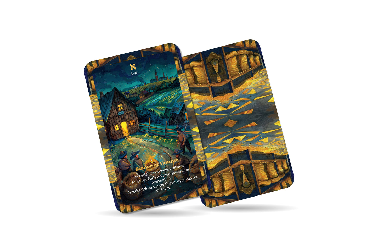 The Tainted Grain Oracle – 22 Oracle Cards – Discern the True From the False
