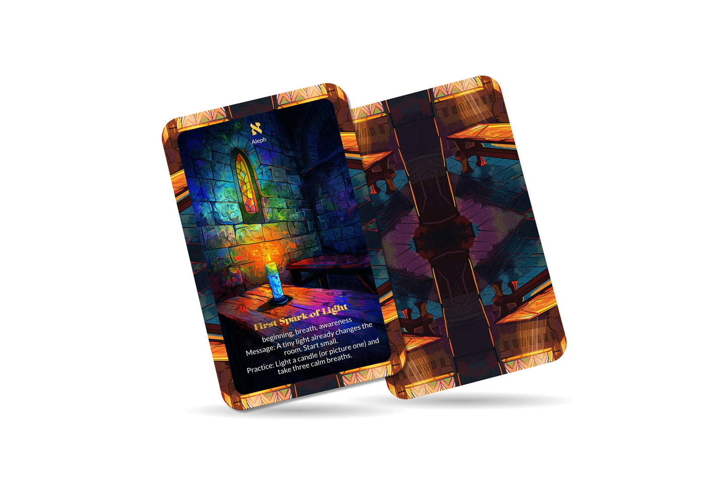 Light Oracle – Even in Darkness, Find Sparks – 22 Oracle Cards – Discover Hidden Illumination