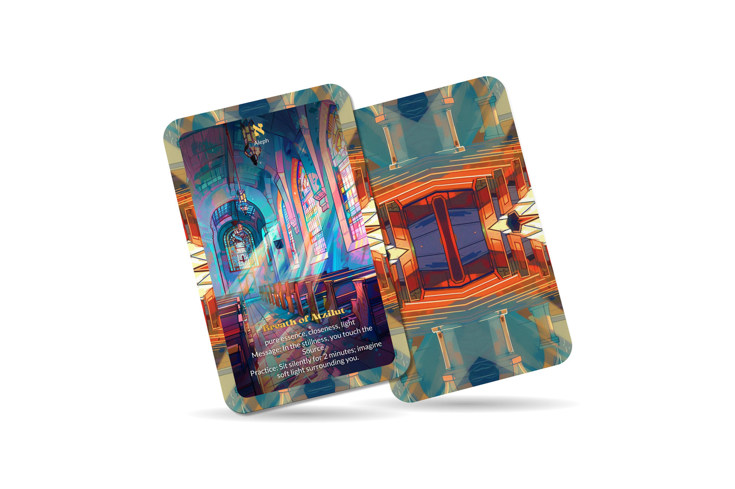 The Olamot Deck – Four Worlds in Breslov Light – 22 Oracle Cards – Ascent Through Creation