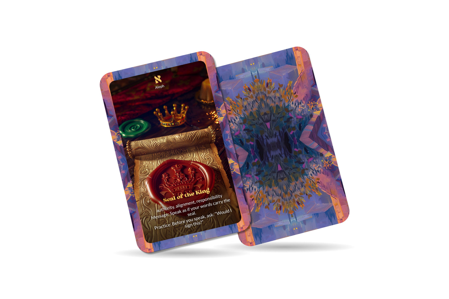 The Royal Decrees Oracle – 22 Oracle Cards – Command Your Inner Kingdom