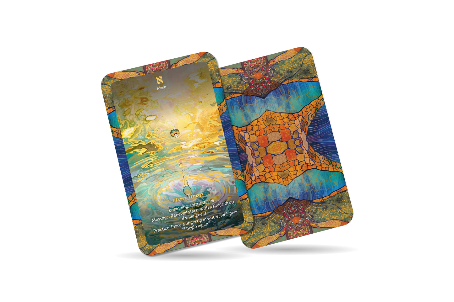 The Mikveh Waters Oracle – 22 Oracle Cards – Immerse in Living Purity