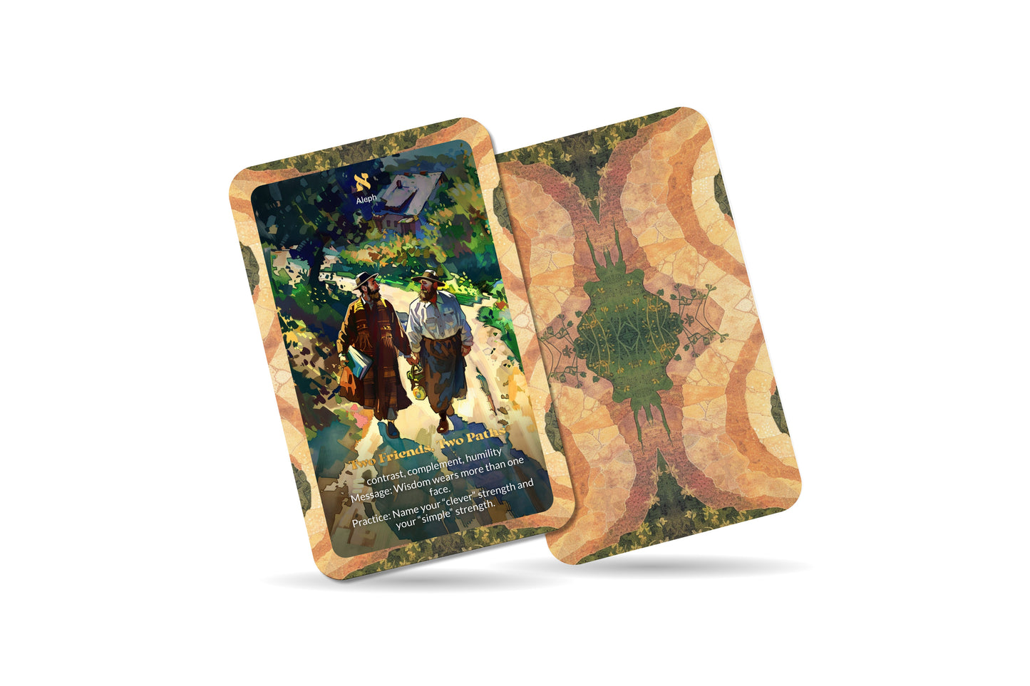 The Clever & Simple Man Oracle – A Breslov Parable – 22 Oracle Cards – Two Paths, One Truth
