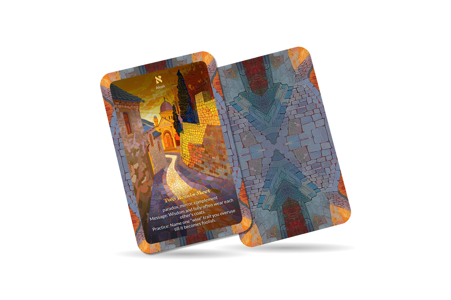 The Wise Man & the Fool Oracle – 22 Oracle Cards – Lessons From Opposing Truths