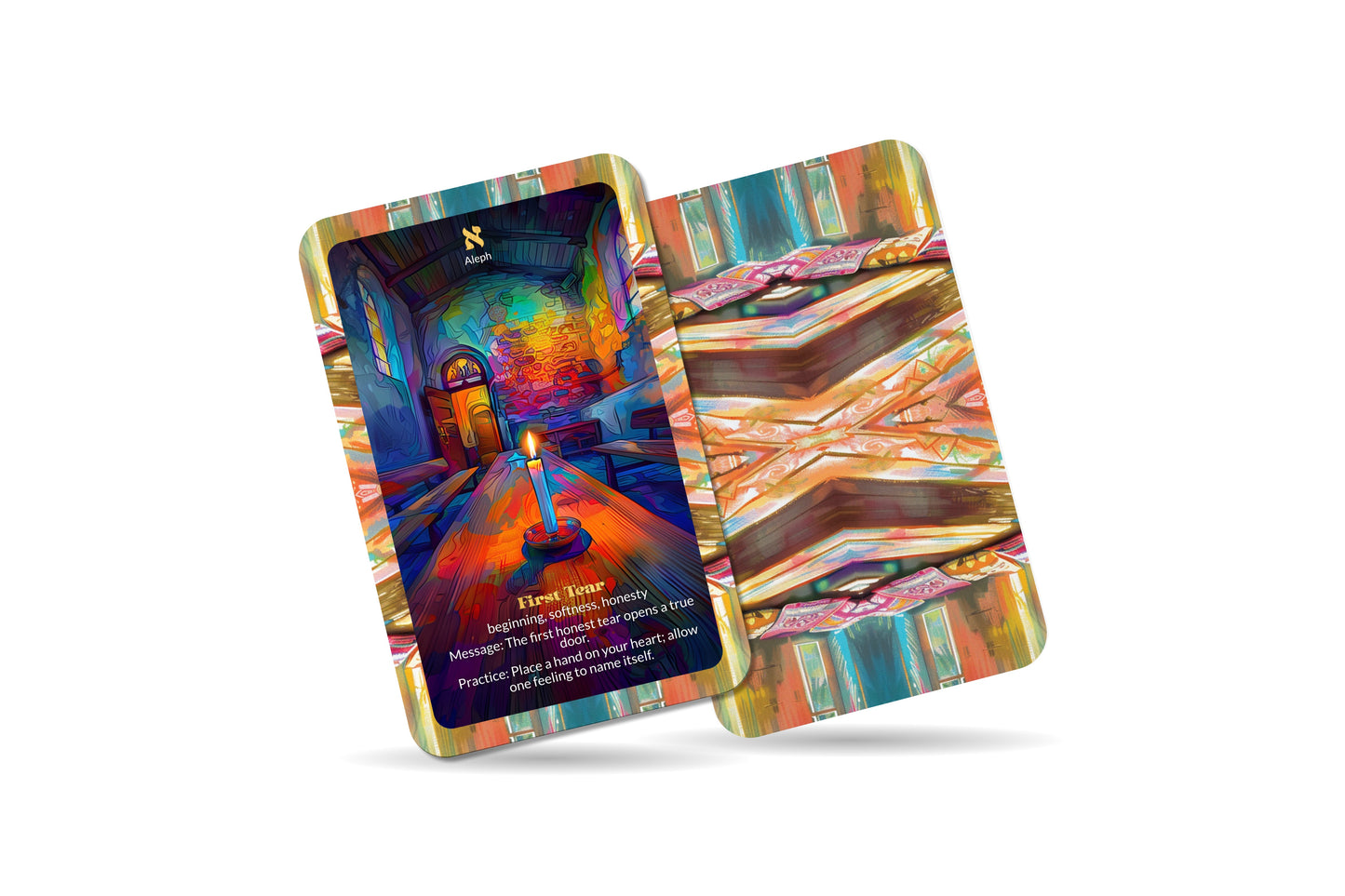 Broken Heart Oracle – Sacred Power of Tears – 22 Oracle Cards – Healing Through Vulnerability