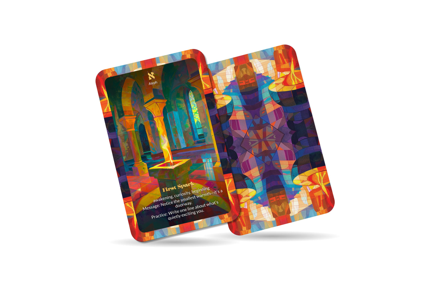 The Fire in the Heart Oracle – 22 Oracle Cards – Ignite Your Inner Flame