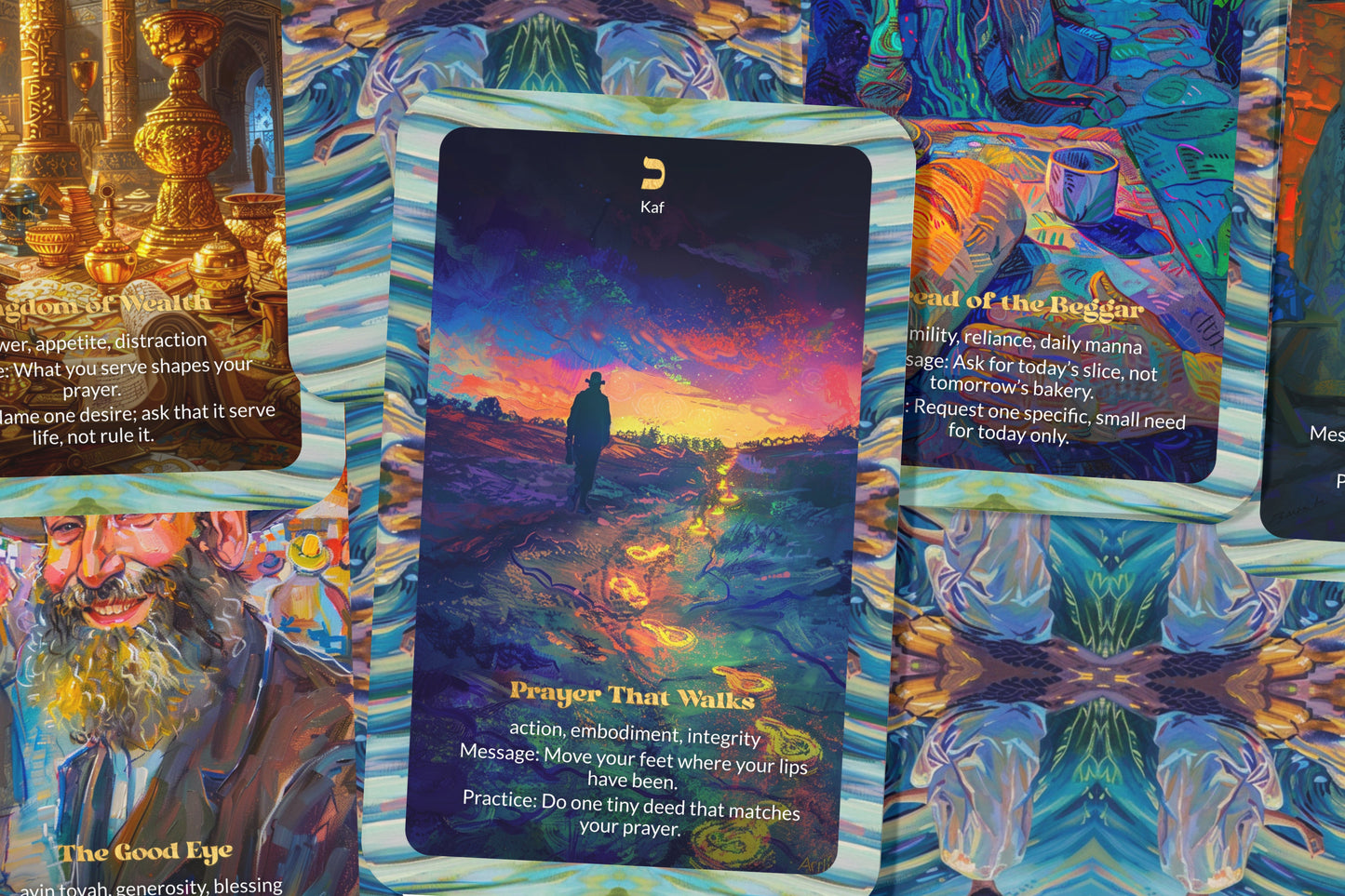 The Master of Prayer Oracle – 22 Oracle Cards – Enter the Gates of Mercy