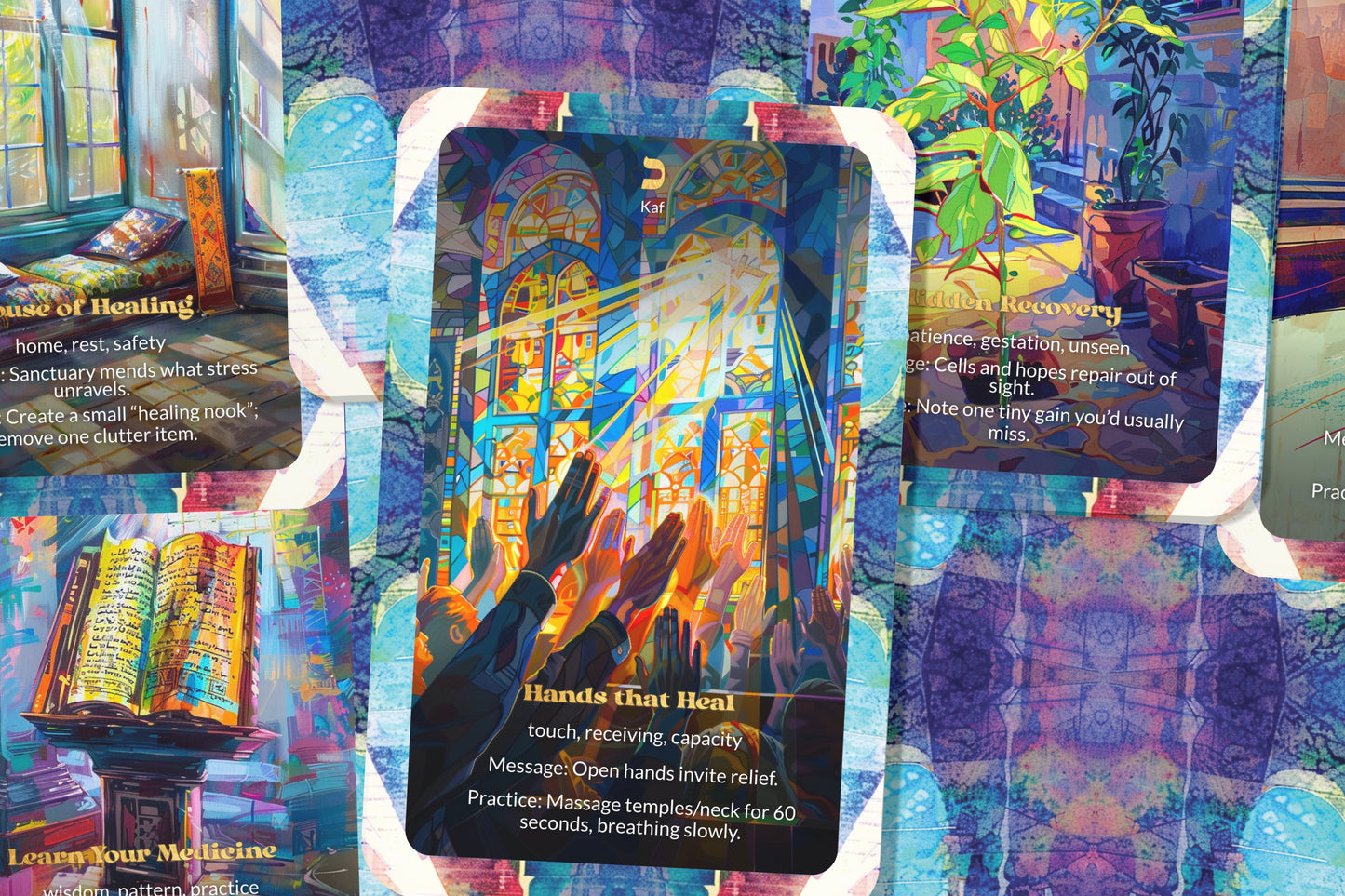 Healing Oracle – Medicine of the Soul – 22 Oracle Cards – Restore Inner Wholeness