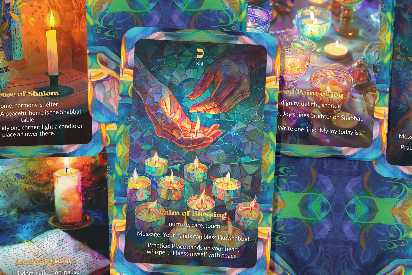 The Shabbat Oracle – 22 Oracle Cards – A Sanctuary in Time