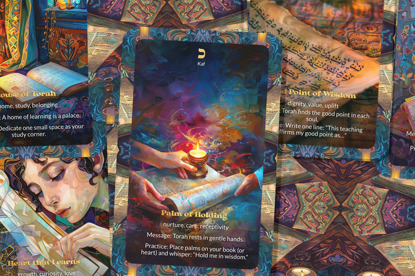 The Crown of Torah Deck – 22 Oracle Cards – Wear the Light of Wisdom