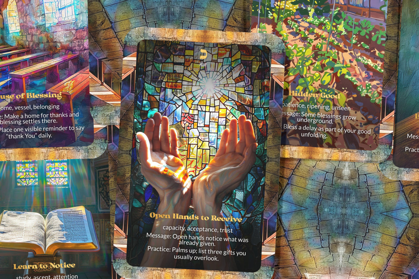 Gratitude Oracle – Seeing Good Always – 22 Oracle Cards – Cultivating Inner Abundance
