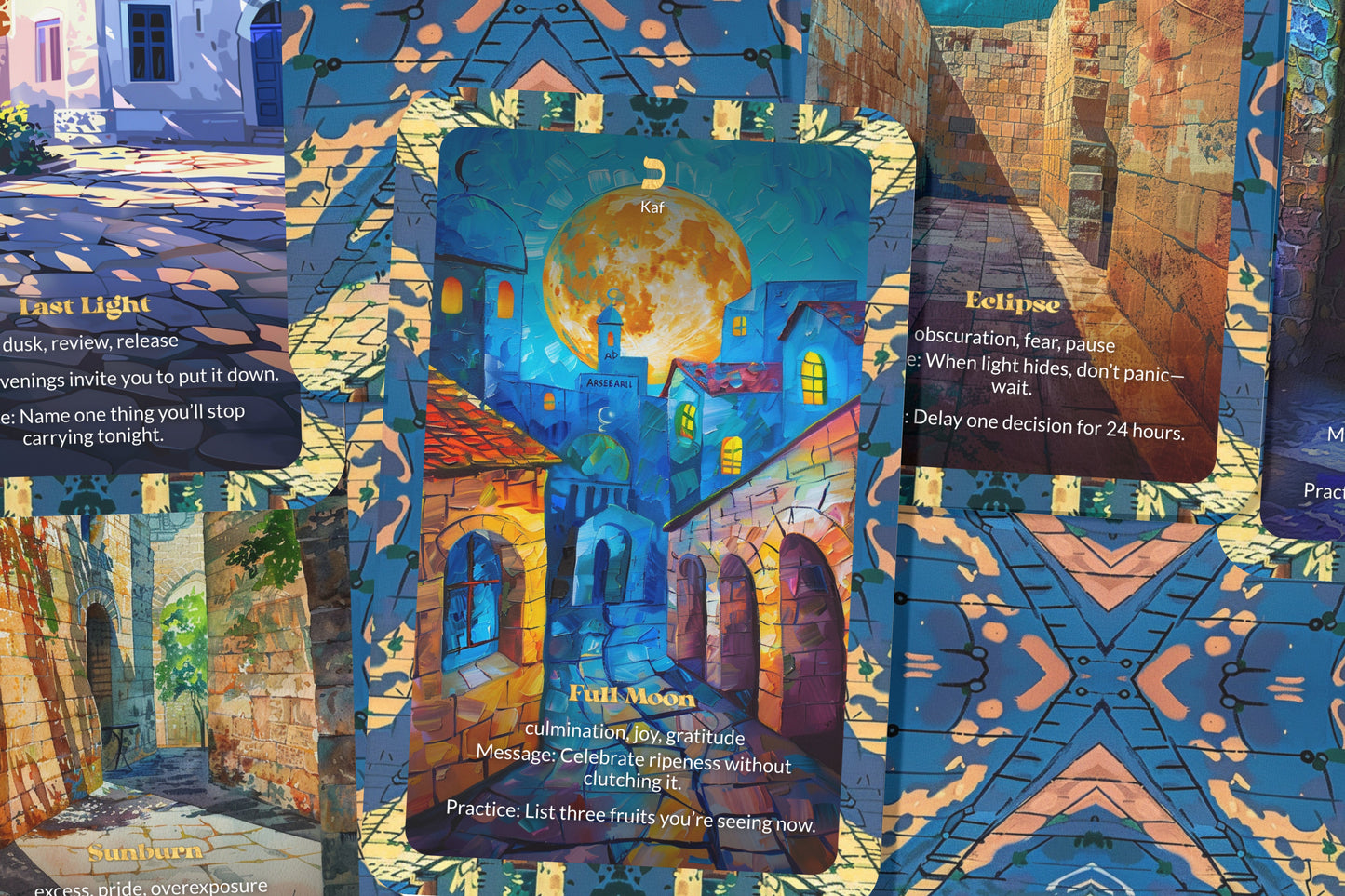 The Sun & the Moon Oracle – 22 Oracle Cards – Balance Brightness and Reflection