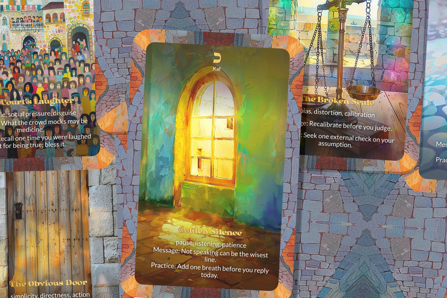 The Wise Man & the Fool Oracle – 22 Oracle Cards – Lessons From Opposing Truths
