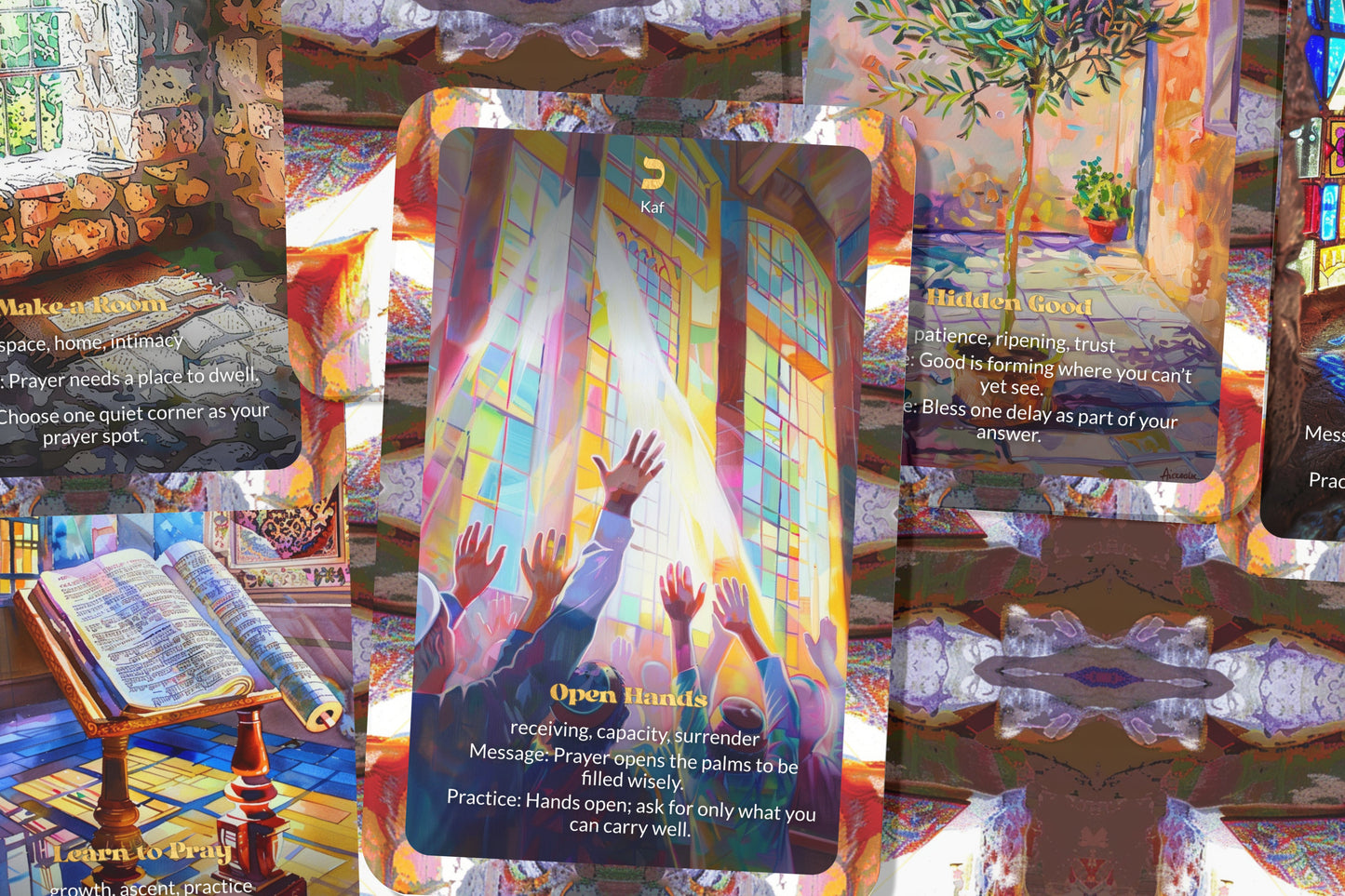 Prayer Oracle – Hitbodedut Guidance – 22 Oracle Cards – Speak to God From the Heart