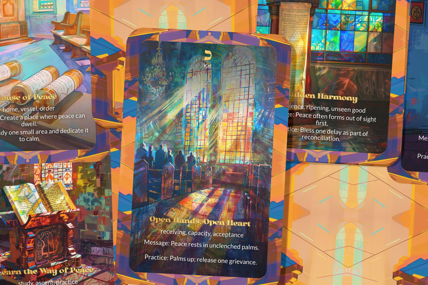 Peace Oracle – Making Peace Inside and Out – 22 Oracle Cards – Harmony in All Realms