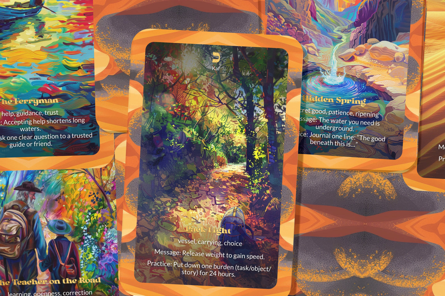 The Soul Journeys Deck – Travel Through Hidden Realms – 22 Oracle Cards – A Mystical Path