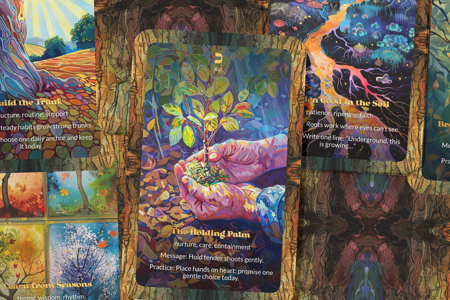 The Tree of Life Breslov Oracle – Roots in Heaven, Branches on Earth – 22 Oracle Cards – Kabbalistic Growth