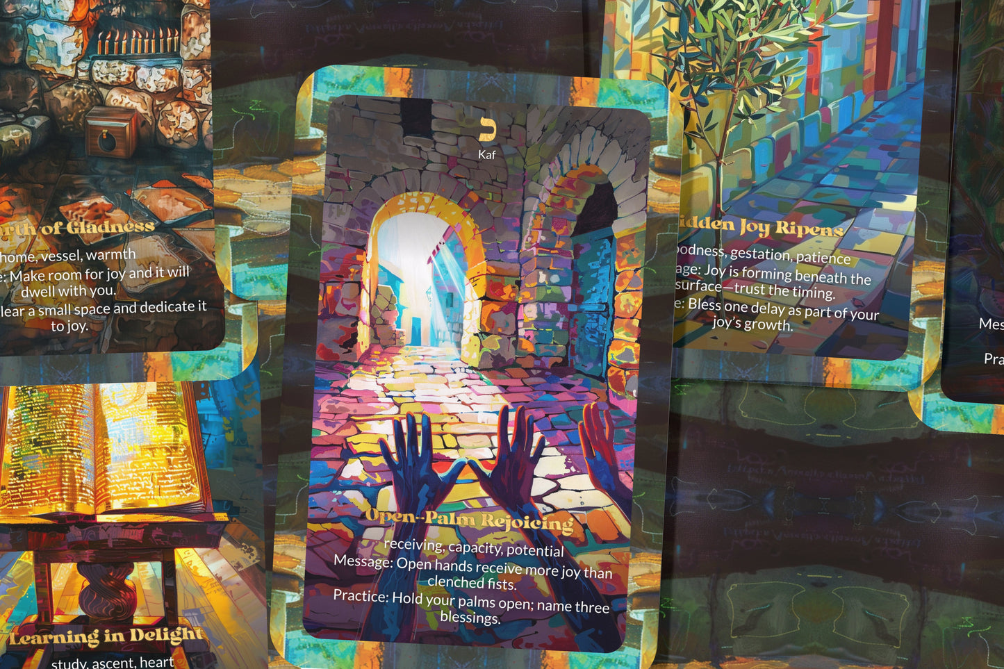 Joy Oracle – Serve God with Simcha – 22 Oracle Cards – Celebrate the Light Within