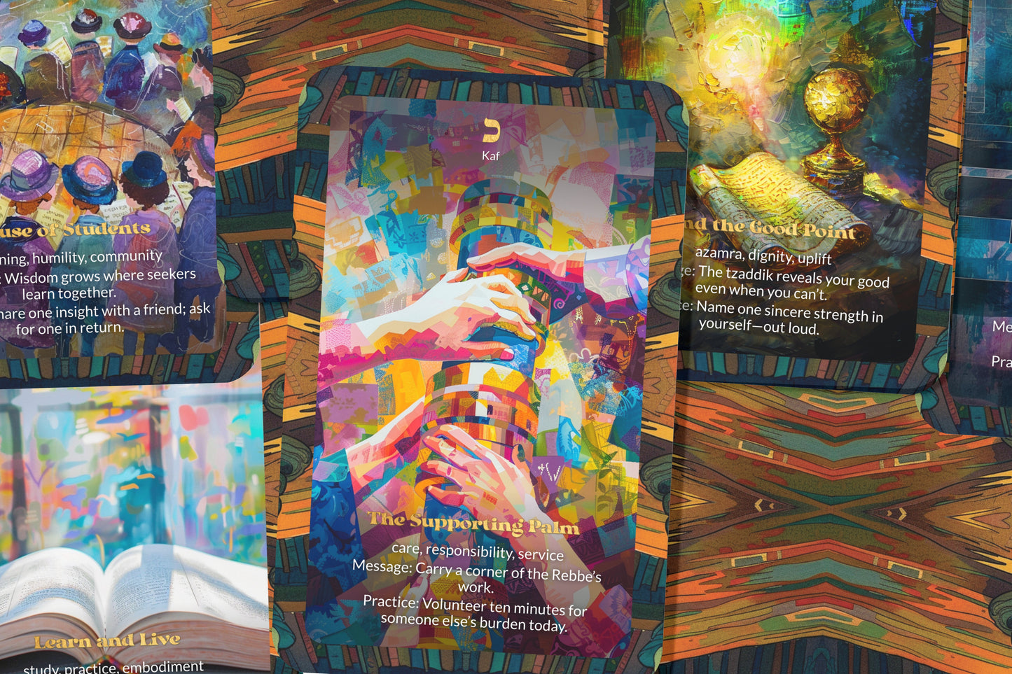 The Tzaddik Oracle – Follow the Rebbe’s Flame – 22 Oracle Cards – Guidance & Blessing
