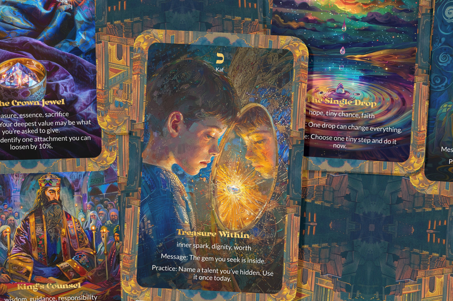 The King’s Son & the Precious Gem Oracle – 22 Oracle Cards – Recover What Is Lost