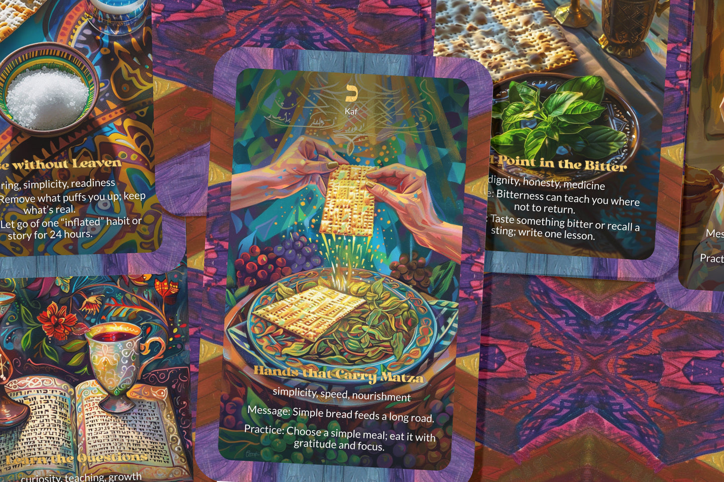 The Passover Freedom Deck – 22 Oracle Cards – Walk Out From Your Egypt