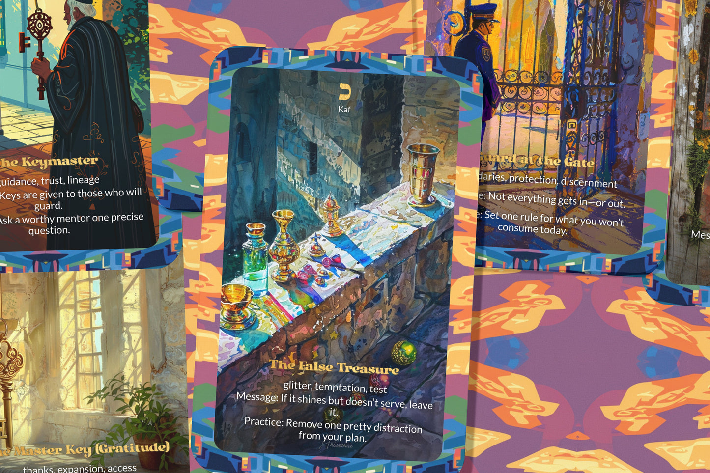 The Secrets of the Treasury Oracle – 22 Oracle Cards – Unlock the Inner Chambers